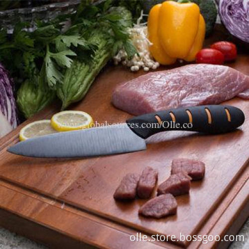Ceramic chef knife, 6-inch, straight edge blade